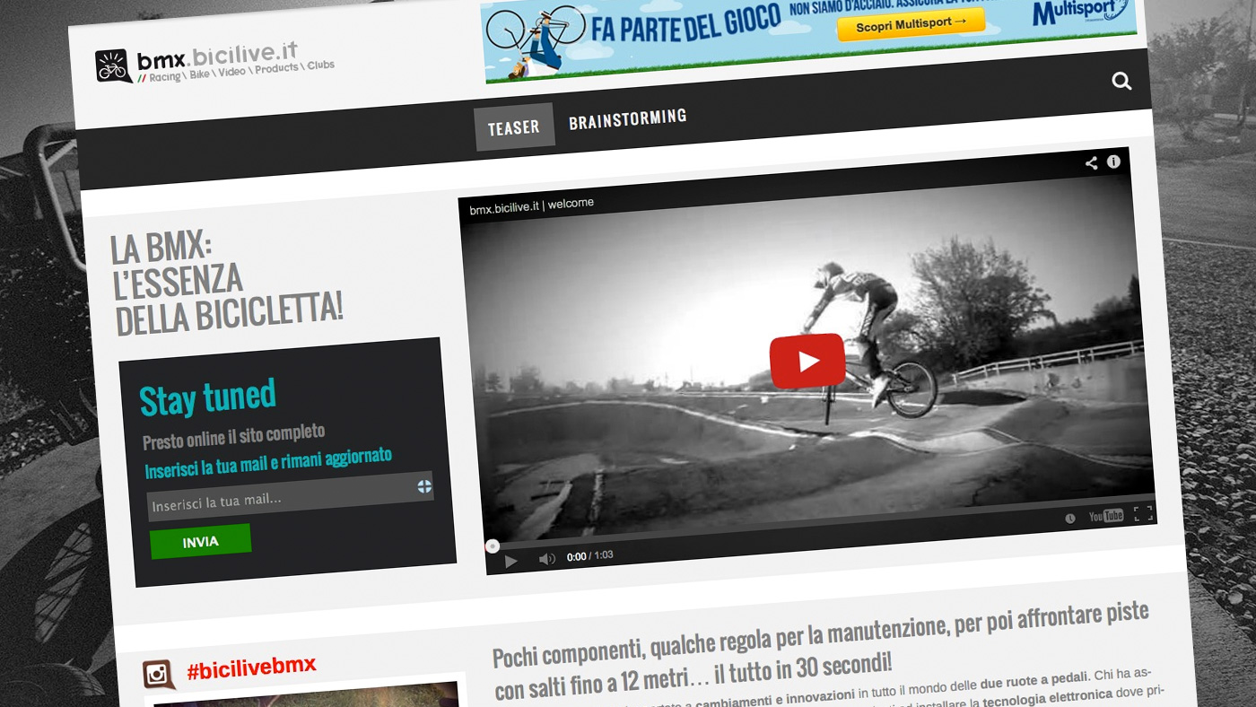 Nasce bmx.bicilive.it! Ecco il teaser…