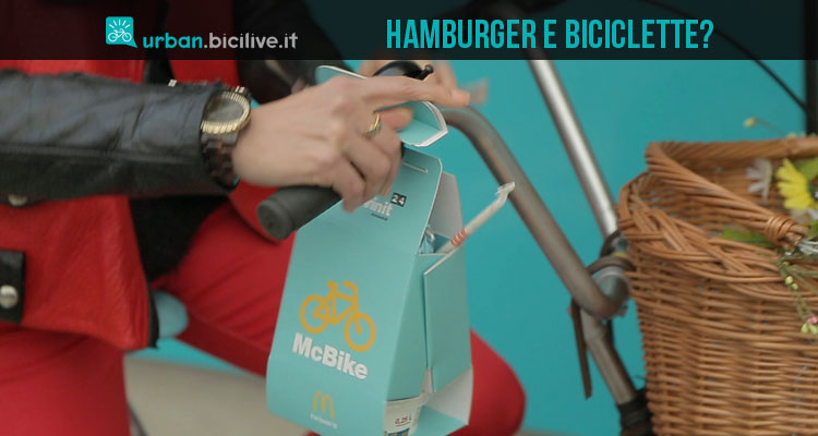 Hamburger, patatine e pedali: McBike, il fast food d’asporto per ciclisti