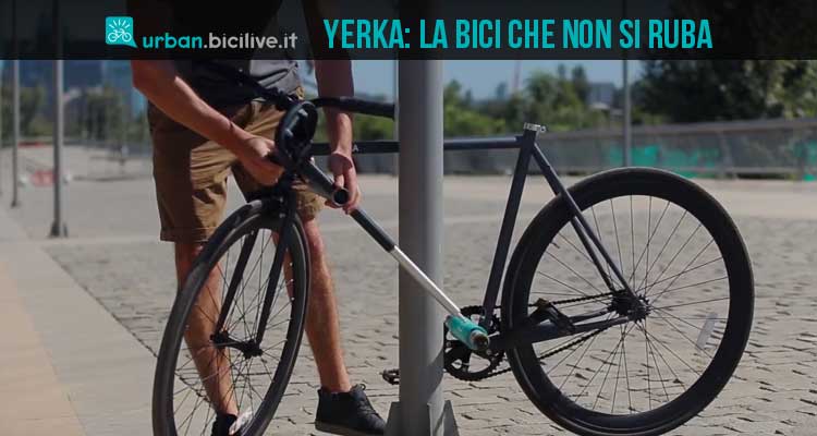 Yerka: arriva dal Cile la bici che nessun ladro potrà mai rubare