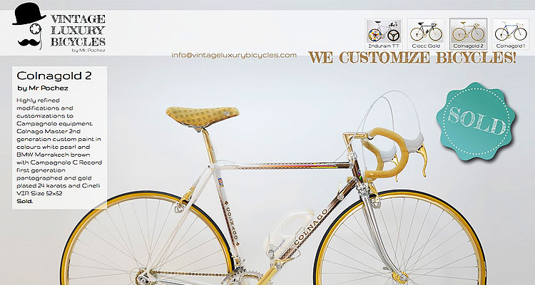 Restauri di lusso per bici vintage: l’intervista a mr. Vintage Luxury Bicycles