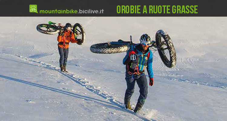 La Fat Bike in copertina sulla rivista Orobie di gennaio 2016