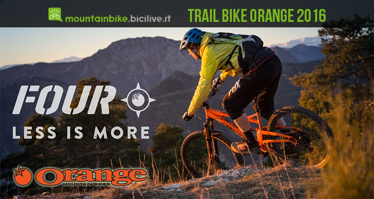 Novità 2016: Orange Four, mountain bike da 27,5″