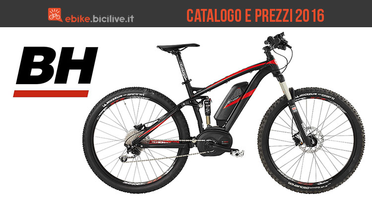 Bici elettriche BH: catalogo e listino prezzi 2016