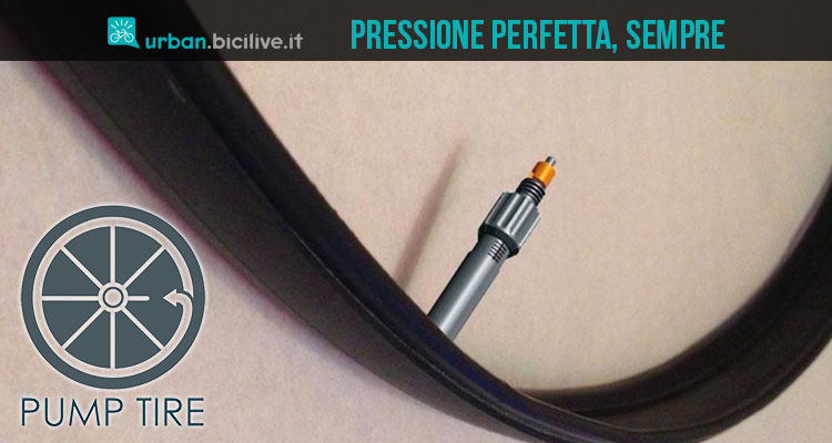 Con PumpTire avrai sempre la pressione perfetta nelle gomme della bici