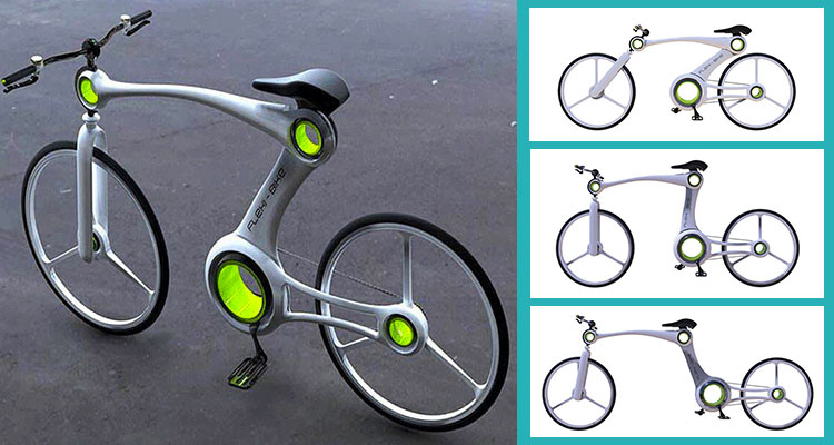 Flexi Bike di Hoon Yoon, una bici flessibile e di design