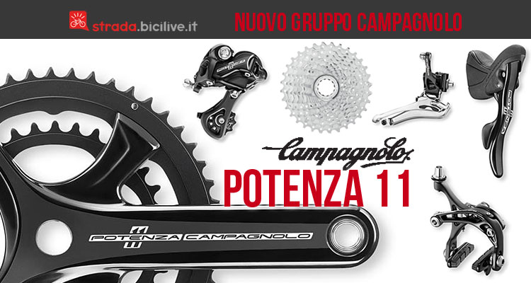 Campagnolo Potenza 11v, il nuovo gruppo meccanico per bici da corsa