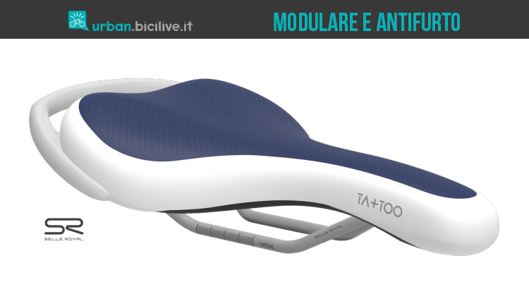 TA+TOO di Selle Royal: sella modulare e antifurto per l’urban cycling