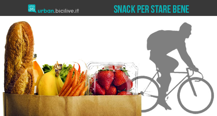 Cinque snack sani che fanno dimagrire il ciclista urbano