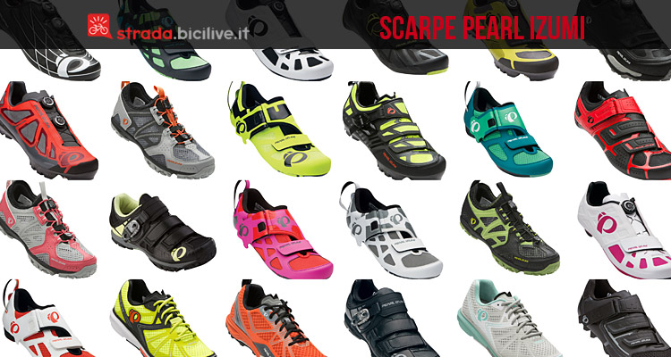 Scarpe da ciclismo Pearl Izumi da strada, triathlon e mtb per uomo e donna