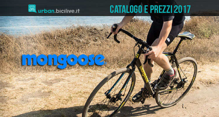 Bici da città e gravel Mongoose: catalogo e listino prezzi 2017