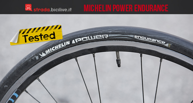 Test dei copertoni per bici da corsa Michelin Power Endurance