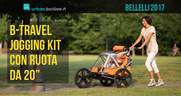 Bellelli B-Travel, il carrello bici per portare i bambini in sicurezza