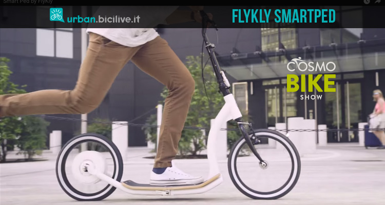 Monopattino elettrico pieghevole FlyKly Smartped