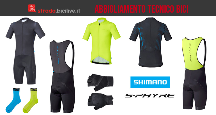 Nuova linea di abbigliamento da bici Shimano S-Phyre 2017