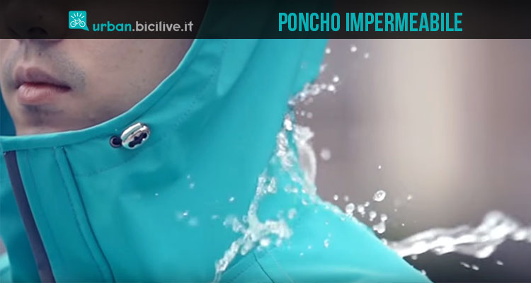 Boncho, il poncho impermeabile per il ciclista urbano da Vanmoof