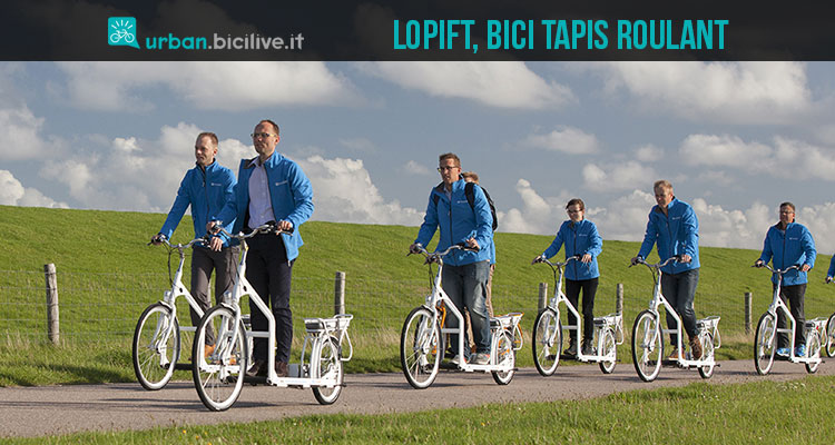 Lopifit, la bicicletta tapis roulant che cammina!