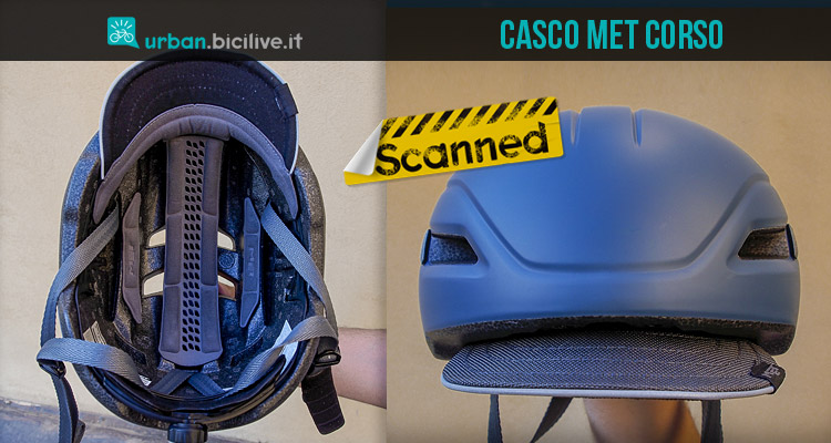 Test casco urban Met Corso con luce integrata