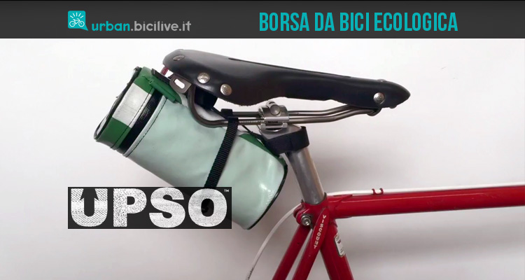 Stirling Seatpack è la borsa da bici colorata ed ecologica targata Upso