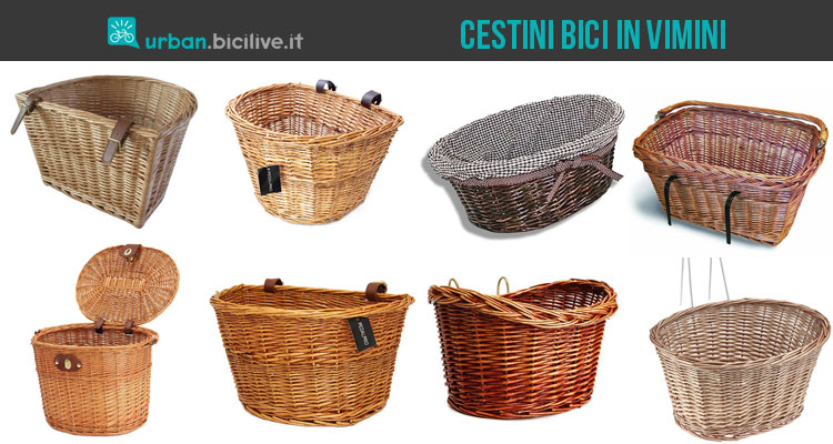 Cestini per bici in vimini: scegli quello adatto a te