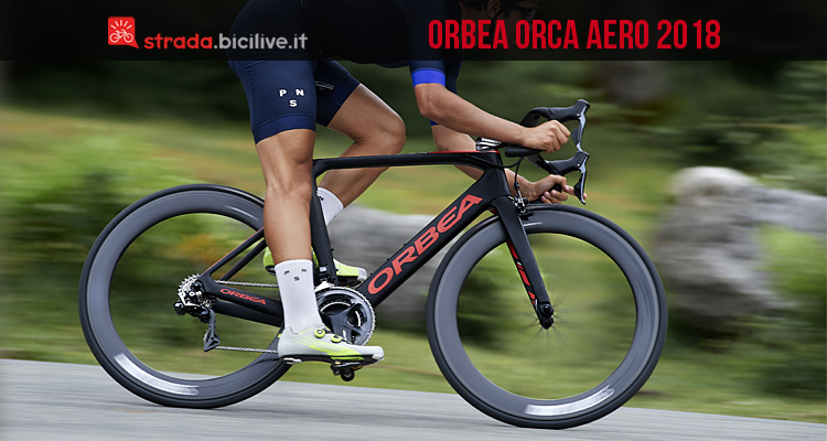 Nuova Orbea Orca Aero 2018: vantaggio aerodinamico consistente