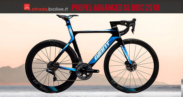 Giant Propel Advanced SL Disc 2018: tutto il controllo dei freni a disco