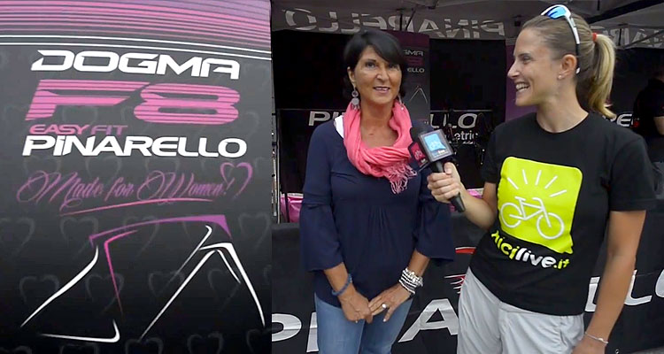 Carla Pinarello e la nuova Dogma F8 donna