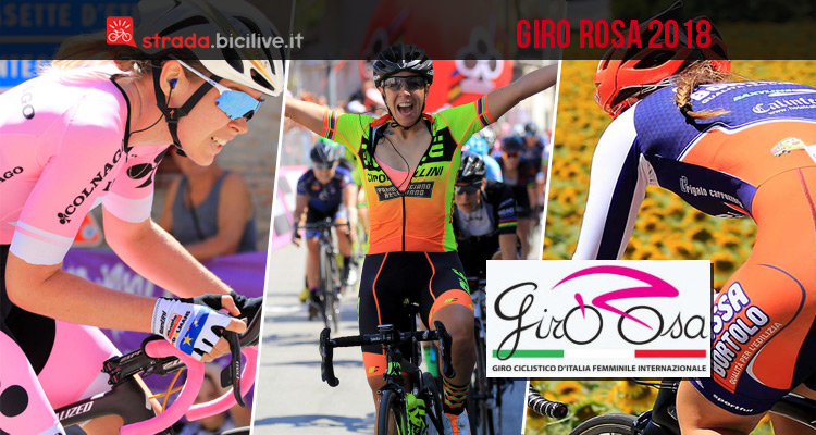 Giro Rosa 2018: dal 6 al 15 Luglio l’edizione 29