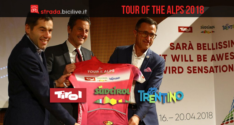 Tour of the Alps 2018, dal 16 al 20 aprile