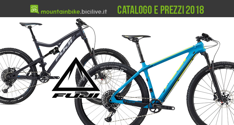 Mountain bike Fuji: catalogo e listino prezzi 2018