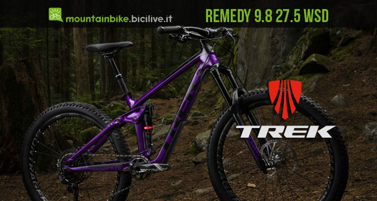 Trek Remedy 9.8 27.5 WSD, all mountain al femminile