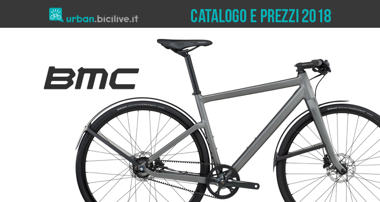 Bici da città BMC: catalogo e listino prezzi 2018