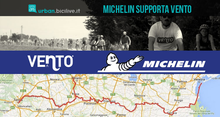 Anche Michelin sostiene il progetto della ciclovia VENTO