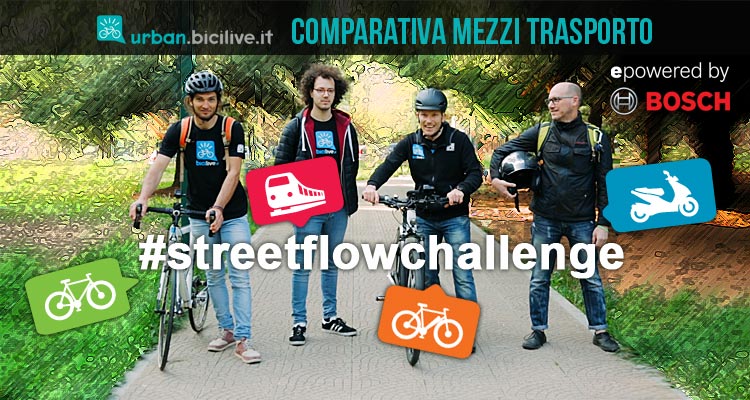 Comparativa mezzi di trasporto in città: bici, ebike, scooter e mezzi pubblici