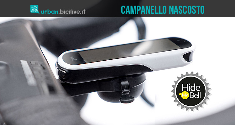 HideMyBell: il campanello nascosto nel supporto al manubrio