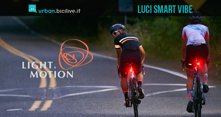 Vibe: le luci che sentono bicicletta e ambiente