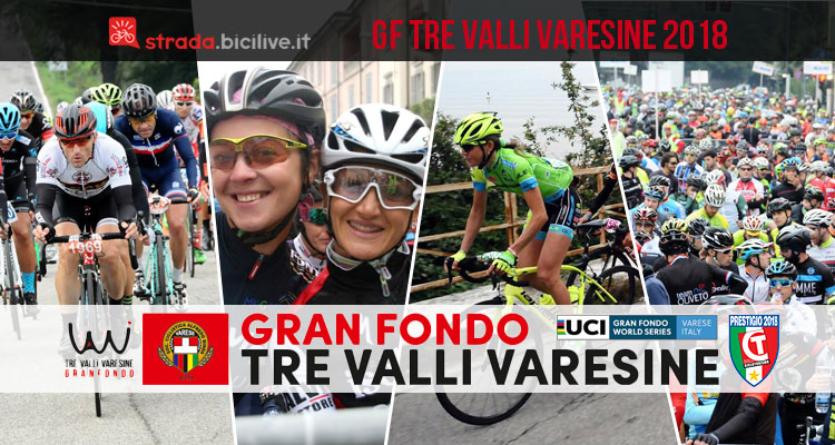 Granfondo Tre Valli Varesine 2018: il 7 ottobre la terza edizione