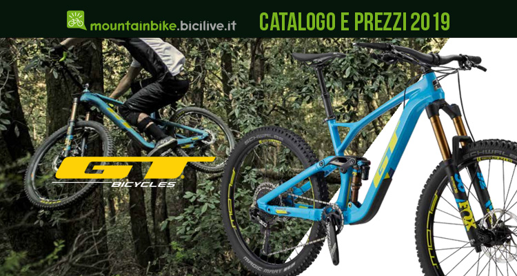 Mountain bike GT: catalogo e listino prezzi 2019