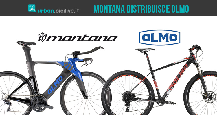 Montana distribuisce le biciclette Olmo