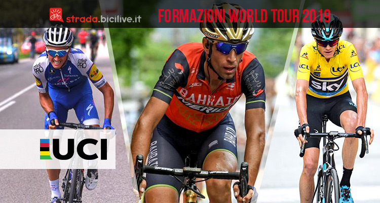 Tutte le squadre dell’UCI World Tour 2019