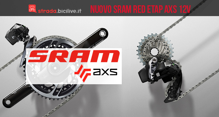 SRAM Red eTap AXS: trasmissione elettronica a 12 velocità