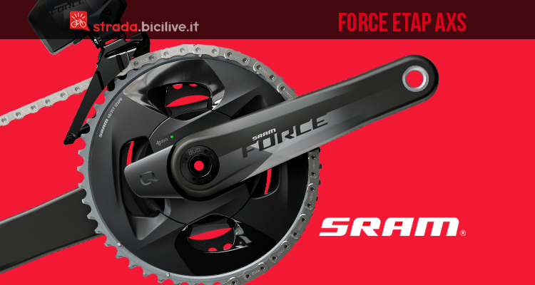 SRAM Force eTap AXS: la nuova trasmissione a 12v