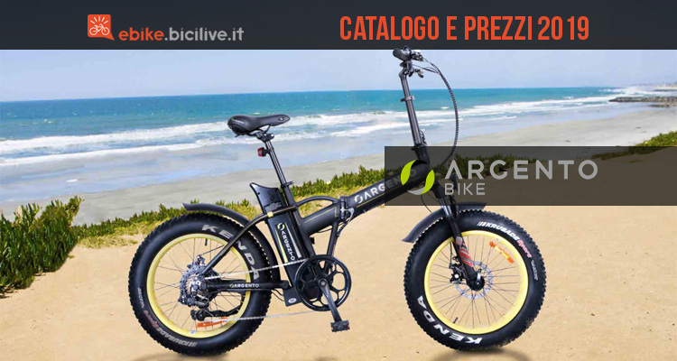 Tutte le bici elettriche 2019 Argento Bike: catalogo e prezzi