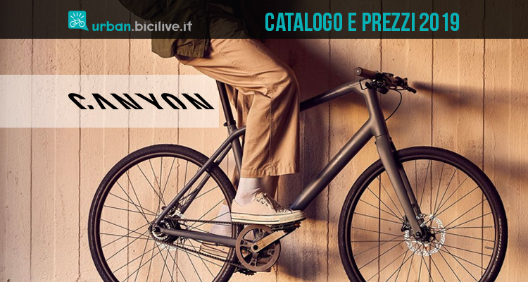 Le bici da fitness e città di Canyon: il catalogo 2019