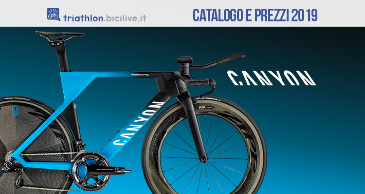 Canyon Speedmax per il triathlon: catalogo e listino prezzi 2019