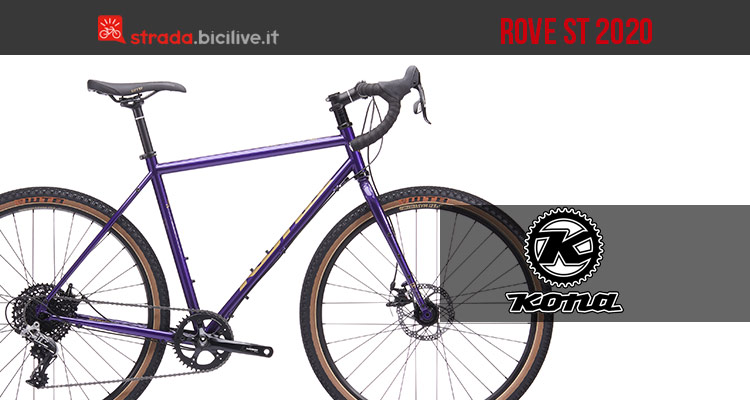 Kona Rove ST 2020: la bici gravel con telaio in acciaio