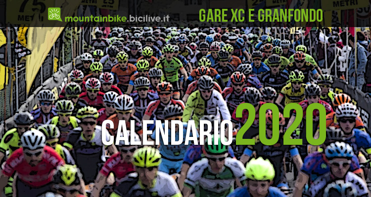 Il Calendario delle gare Granfondo mtb e Cross Country 2020 in Italia