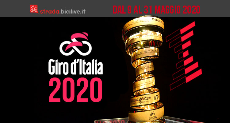 Giro d’Italia 2020: l’edizione 103 dal 9 al 31 maggio