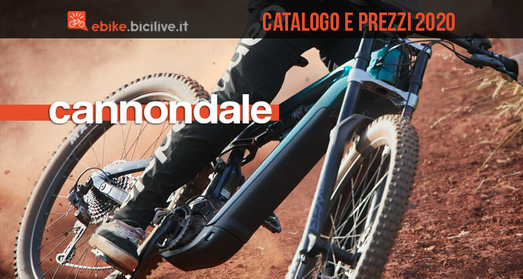 Le nuove e-bike 2020 di Cannondale: il catalogo e il listino prezzi