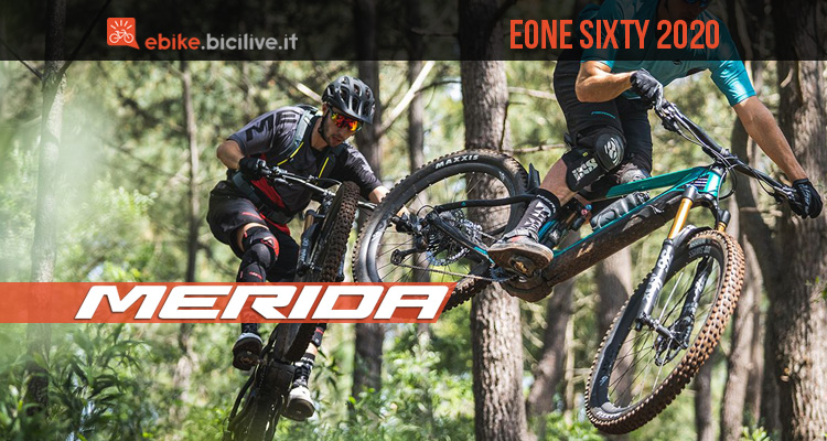 Merida eOne-Sixty 2020: una eMTB full suspended rivoluzionata