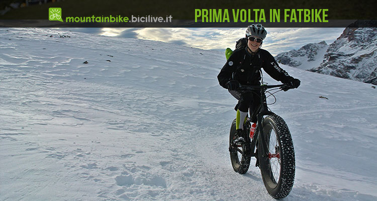 La mia prima volta in fat bike